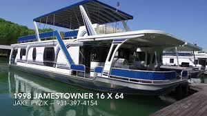 We are located in the houseboat capital of the world, southern kentucky. Houseboat For Sale Houseboats Buy Terry 1998 Jamestowner 16 X 64 Youtube