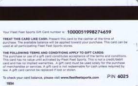 Maybe you would like to learn more about one of these? Gift Card Sports Fleet Feet United States Of America Fleet Feet Col Us Flf 001