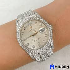 Custom Diamond Rolex Watch Rolex Diamond Watch Rolex Diamond Custom Jewelry Design