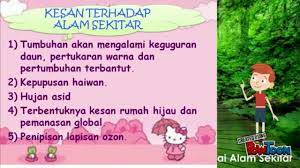 Di malaysia , pemusnahan habitat dan pencemaran alam sekitar mengancam banyak spesies hidupan. Kesan Pencemaran Terhadap Alam Sekitar Youtube