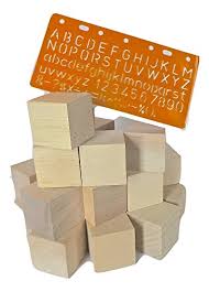 Toddlers learn best while having fun. Wooden Blocks 1 5 36 Pack Wooden Craft Blocks With Free Number And Letter Stencil For Diy Baby Shower Kids Puzzles Made In Usa Hardwoods Sanded By Crossroad Sales Buy Online In Antigua