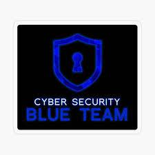Cyber Security Blue Team Shield And Matrix Rain Black Bg Sticker By Fast Designs Team Blue Cyber Security Cyber