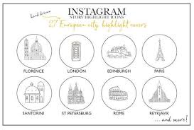 Instagram Story Travel Icons 27 Hand Drawn European City Etsy How To Draw Hands Travel Icon Instagram Story