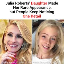 She is a twin of her mother! 😍 Click to see photos:  https://brightside.me/articles/julia-roberts-daughter-made-her-rare-appearance-but-people-keep-noticing-one-detail-819122/?utm_source=5_minute_crafts_fb&utm_medium=square_cards&utm_campaign  ...