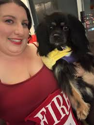 Everybody already took the good costumes, now I gotta be a hotdog