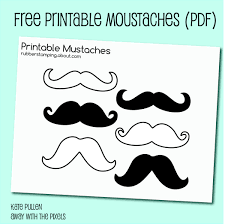 You can use our amazing online tool to color and edit the following mustache coloring pages. Free Printable Mustache Images