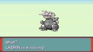 Pokemon Emerald Aron Evolves To Lairon And To Aggron Hd