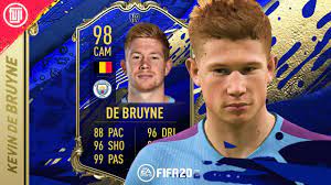 Kylian mbappe 98 totssf player review i fifa 20 ultimate team another 96?! Better Than Zidane 98 Toty De Bruyne Player Review Fifa 20 Ultimate Team Team Of The Year Youtube