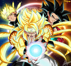 Dragon ball z continues the adventures of goku, who, along with his companions, defend the earth against villains ranging from aliens (frieza), androids (cel. Naruto And Goku Fusion Wallpapers Wallpaper Cave