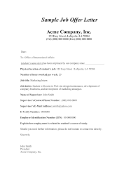 Standard job offer letter template. Simple Job Offer Letter Templates At Allbusinesstemplates Com