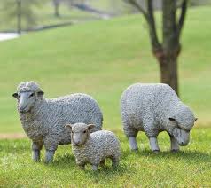 Plow Hearth Lamb And Sheep Garden Statue Set M46607 Qvc Com Deko Schaf Garten Ausgestopftes Tier Gartenstatue