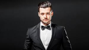 Loose updo with side twists and low bun those with longer thick hair can easily recreate this gorgeous updo. The Black Tie Dress Code For Men Formal Attire The Trend Spotter