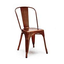 Design Lab Mn Ls 9000 Cop Dreux Vintage Copper Dining Chair Set Of 4 Walmart Com Steel Side Chair Steel Dining Chair Metal Side Chair