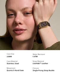 Raquel Brown Analogue Watch by Fossil Online