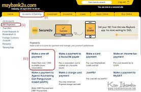 Jika anda masih belum mempunyai akaun maybank2u online banking, amat disarankan baki akaun anda akan dipaparkan. Kau Ilhamku Bayar Pinjaman Loan Kenderaan Melalui Maybank2u