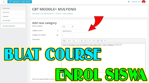 Последние твиты от moodle (@moodle). Part 6 Membuat Course Kelas Dan Menambahkan Siswa Cbt Ujian Online Moodle By Mulyono S P D