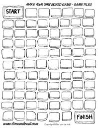 Think about other board games that you have played and take a look at those rules. Blank Board Game Template Printables Make Your Own Board Game Pdf