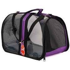 bacco milano seffaf kedi ve kopek cantasi mor amazon pet center mor kedi canta