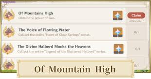 We did not find results for: Of Mountain High Achievement Trophy Guide Genshin Impact Gamewith