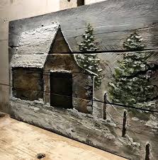 Pallet Wood Barn Art Wood Wall Art Rustic Country Wall Decor Reclaimed Wood Art Old Barn Farmhouse Decor Shabby Chic Barn Reclaimed Wood Art Wood Pallet Art Barn Art