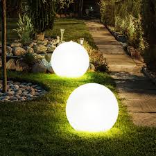 Led kugelleuchten für haus & garten. Paket 3er Set Led Solar Aussen Steck Leuchten Veranda Beleuchtung Garten Lampen Terrassen Kugeln Erdspiess Etc Shop