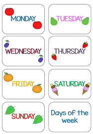 99 Info Printable Chart Of Days Of The Week Free Download