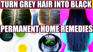 The study found hairs from all over the scalp can reverse greying. How To Turn Grey Hair Into Black Permanently Superprincessjo Youtube