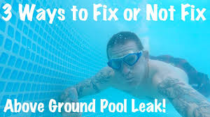 This pool deck repair kit only. 3 Ways To Fix Repair Patch Intex Above Ground Pool With Leak Filled Vlog Youtube