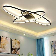 Dimmable Oval Led Modern Comtemporary Alumilium Ceiling Light Flush Mount Lamp For Living Room Bed Room Also Can Be Used As Wall Light Lightingo Co Uk Ceiling Lights Modern Ceiling Light
