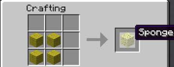 In minecraft, a sponge is one of the many building blocks that you can make. Images Craftplus Bukkit Plugins Projects Bukkit