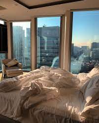 City View Window Bedroom Apartment View Aesthetic Bedroom Dream Rooms