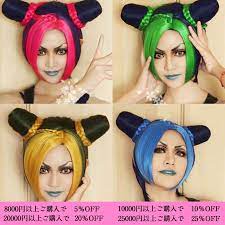 空条徐倫 コスプレウィッグ 徐倫 ジョジョ コスプレ