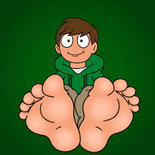 Barefoot Edd Wiggling His Toes At You! (Animated GIF) by FoxyFeet1994 