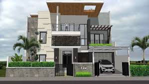 Large Preview Of 3d Model Of Home Farah Duplex House Design House Styles House Exterior