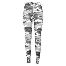 Urban Classics Camo Dames Legging Snow Camouflage Zwart Wit Attitude Legging Outfits Camouflage Leggings Casual Winter Outfits
