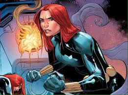 Although it stuck closely to the classic comic book color scheme, the cape had a touch of purple as a nod to batman '66. Review Black Widow Widow S Sting Is A Nice Introduction To Comics For Fans Of The Character Laughingplace Com