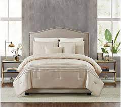 Whatever your preferences, your bedroom is your sanctuary. 5th Avenue Lux Noelle 7 Piece Queen Comforter Set Qvc Com