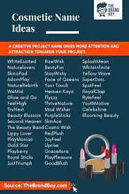 If you are looking to generate company names, brainstorm over ideas that align with the product or service you offer. 457 Brilliant Cosmetic Company Names Video Infographic Makeup Business Names Cosmetic Companies Cosmetics Names Ideas