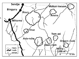 Continental equatorial guinea is a roughly rectangular territory bounded by cameroon to the north and gabon to the east and south. Localizacion Geografica De La Region De Rio Muni Guinea Ecuatorial Download Scientific Diagram