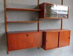 Shop the teak shelving collection on chairish, home of the best vintage and used furniture, decor and art. Mid Century Danish Teak Wall Unit With Bar Glass Cabinet 1960s For Sale At Pamono