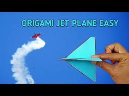 Cara Membuat Origami Pesawat Terbang Sederhana Dan Mudah Youtube Di 2020 Origami Pesawat Sederhana