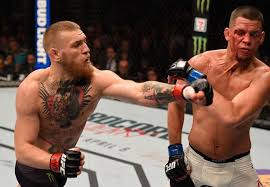 The cut around diaz's eye is mcgregor kicks and diaz catches it into an easy takedown. Conor Mcgregor Parties At Las Vegas Nightclub After Shock Defeat To Nate Diaz At Ufc 196 Mirror Online