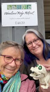 On the Road: Fabric Collage in Wisconsin at Woodland Ridge Retreat—November  2021