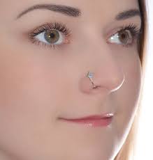 Nose Ring Nose Piercing Nose Hoop With Opal Nose Ring Silver Nose Ring Hoop Nostril Earring In 2021 Nose Ring Nose Ring Jewelry Nose Piercing
