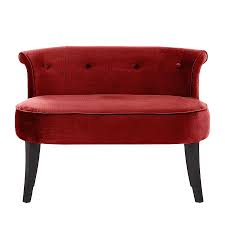 Sitzbank Desiree Samt Rot Home24 Polsterbank Sitzen Bank