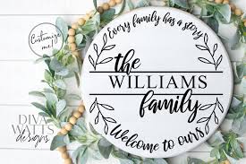 Created by a global community. Every Family Has A Story Welcome To Ours Last Name Svg 411046 Svgs Design Bundles