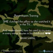00:13 here some information from my own experience oh, i also did little mistake in every medium word in this kind of video. Paratroopers Training S Quotes Writings By Nihar Sakpal Yourquote