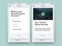 Cards App Design App Design Android Design Survey Design