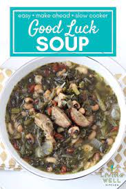 Good Luck Greens Soup Recipe Healthy Main Meals Slow Cooker Recipes Easy Soup Recipes