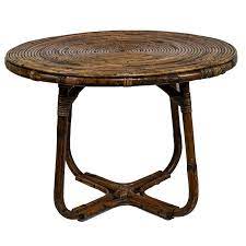 Decor Villa Lilo Round Rattan Antique Side Table Bunnings Warehouse Antique Side Table Side Table Decor